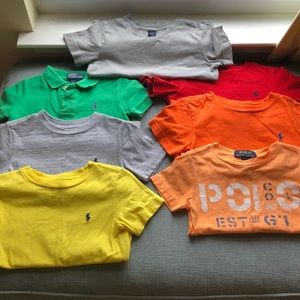 Lot of (7) boys 2T tops/tees